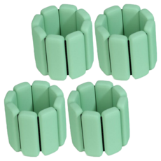 빈크루즈 요가 피트니스 손목 웨이트 팔찌 실리콘 조절 발목 스트랩 체육관 보호대, 그린, 2개