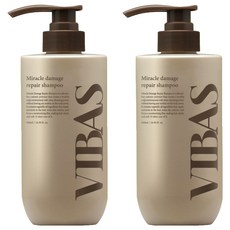 비바스 미라클 데미지 리페어 샴푸, 2개, 500ml