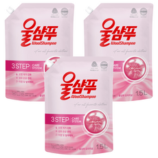 Wool Shampoo 吾香服 經典補充包, 3個, 1.5L