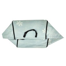 捷華 寵物後座單座坐墊 防滑布 牛津布, 淺藍花朵, 1個