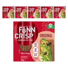 粉紅脆薄麵包原味餅乾, 200g, 6個