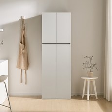 서울소호 LPM 1800 키큰 선반 오브 주방 수납장 방문설치, 그레이