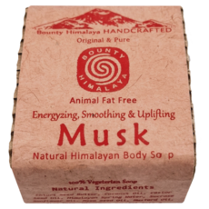 BOUNTY HIMALAYA 尼泊爾喜馬拉雅之寶 麝香暖心能量護膚養髮皂, 100g, 1個