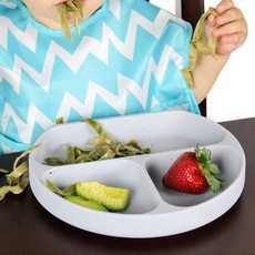 BUMKiNS 矽膠餐盤, 灰色