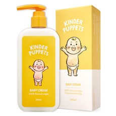 Kinder Puppets 幼兒乳霜, 300ml, 1瓶