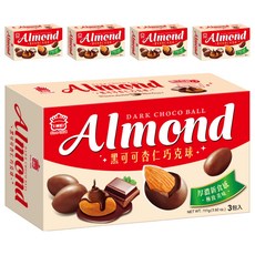 義美 杏仁巧克球 黑可可, 111g, 5盒