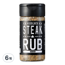 KOZLIK'S 牛排調味粉, 6個, 60g