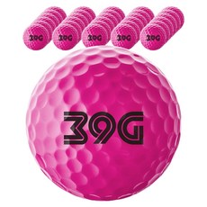 XNELLS Sentlight 39G 高爾夫球 2層 42.8mm, 50個, 1入, 粉紅色