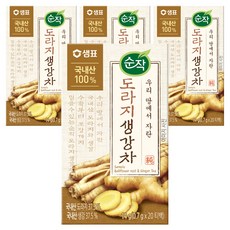 순작 도라지 생강차, 700mg, 20개입, 4개