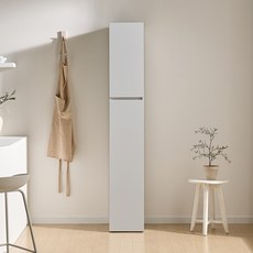 서울소호 오브 LPM 선반 주방 틈새장 방문설치 300 x 400 x 1810 mm, 그레이