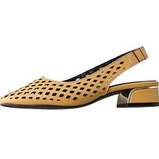 단골언니 여성용 금장굽 펀칭 루비아 슬링백