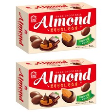 義美 杏仁巧克球 黑可可 111g (香脆杏仁 獨立包裝), 2盒