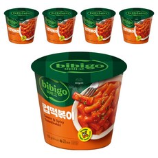 CJ bibigo 杯裝即食辣炒年糕, 5入, 110g