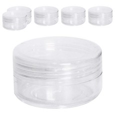 TRAVEL BUDDY 원형크림 용기 3.8 x 2 cm, 혼합 색상, 6개
