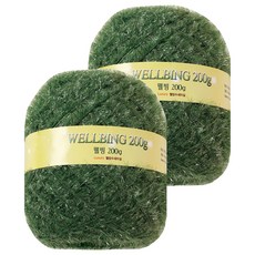 연일섬유 웰빙수세미 콘사 뜨개실 200g, 04카키, 2개