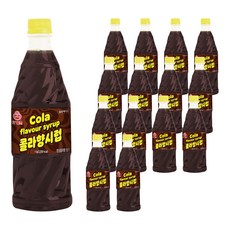 오쉐프 콜라향시럽, 1kg, 15개
