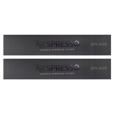 네스프레소 버츄오 더블 에스프레소 스쿠로 캡슐커피, 10g, 10개입, 2개 10g, 10개입, 2개