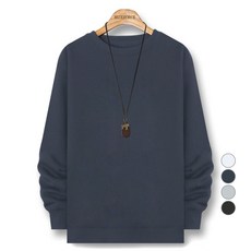 BLUEFORCE 男士Revolec寬鬆版型基本款長袖圓領T恤