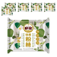 新宏 快煮粉絲, 6個, 180g
