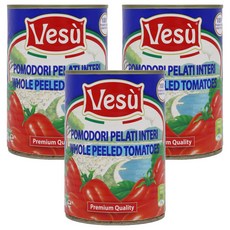 Vesu 去皮番茄醬, 3個, 400g
