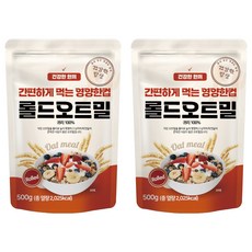 DGFARM 即食大燕麥片, 500g, 2包