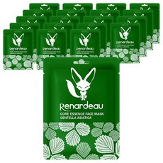 Renardeau 核心精華面膜 積雪草, 1片, 20片