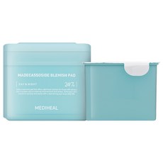 MEDIHEAL 美迪惠爾 調理化妝棉片 + 補充包 積雪草 藍色, 200片, 1組