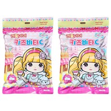 리틀미미 키즈 비타C 캔디 1000정, 복숭아맛, 1.2kg, 2개