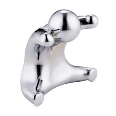 SALUS 佐藤金屬 磁鐵掛勾 鋅合金鍍鉻, 運動人, 1個