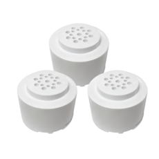 ALYA 歐漾 天然椰殼活性碳及亞硫酸鈣濾芯 CC-15CS HSF-125/HSF-127專用 3個, 1組, 無味