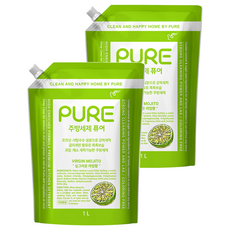 PURE 純 Virgin Mojito 廚房洗潔精, 1L, 2個