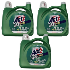 액츠 수퍼클린 액상세제 본품, 5.7L, 1개입, 3개
