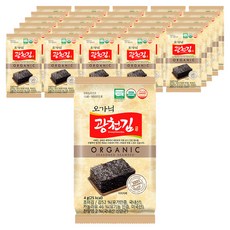 오가닉 광천김 도시락김, 4g, 54개