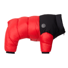 Mungtem 狗狗All In One保暖鋪棉外套, 紅色