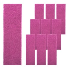 월드크린 장죽 수세미 핑크색, 1개입, 10개