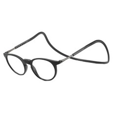 Quinta 磁吸掛脖防藍光老花眼鏡 200度 黑色, 1個, QTP003