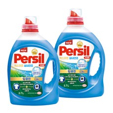 퍼실 딥클린 엑스퍼트 실내건조 드럼용 액상세제 본품, 2.7L, 1개입, 2개