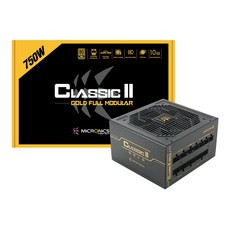 MiCRONiCS Classic II 750W 80PLUS GOLD 230V EU 全模組 ATX 電源供應器 HP1-O750GD-E12F