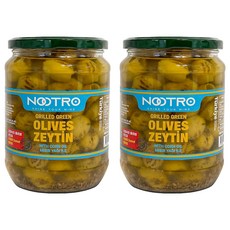 Nootro 烤綠橄欖, 2個, 650g