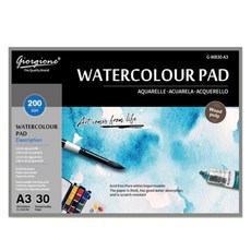 Simply & 喬爾喬內 水彩專用繪圖本 200g A3, 1個