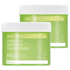 NEOGEN 綠茶保濕PHA角質護理爽膚棉 190ml, 30片, 2罐