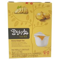 꽃샘 참조은 꿀 생강차 포션, 30g, 15개입, 1개
