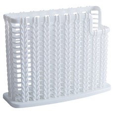 메종드모던 빈티지 3구 플라스틱 수저꽂이, 1개, 화이트