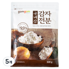 곰곰 국내산 감자 전분, 500g, 5개
