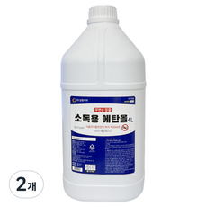 삼현제약 소독용 83% 에탄올, 2개, 4L