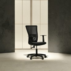 바른자세연구소 노마진세트 의자, 블랙 + 네이처블랙