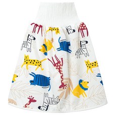 日本竹纖維隔尿裙 - 動物(裙)L 棉布材質, 1件