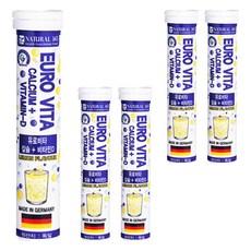 NATURAL 365 Euro Vita鈣&維他命D發泡錠, 20顆, 5罐