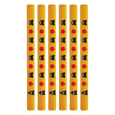 KUMON 6B三角鉛筆套裝，適合2-4歲兒童, 黑熊君, 6支