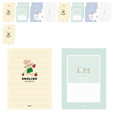 PENPIA 1 200 國高中生英語裝訂筆記本, 隨機出貨, 20個